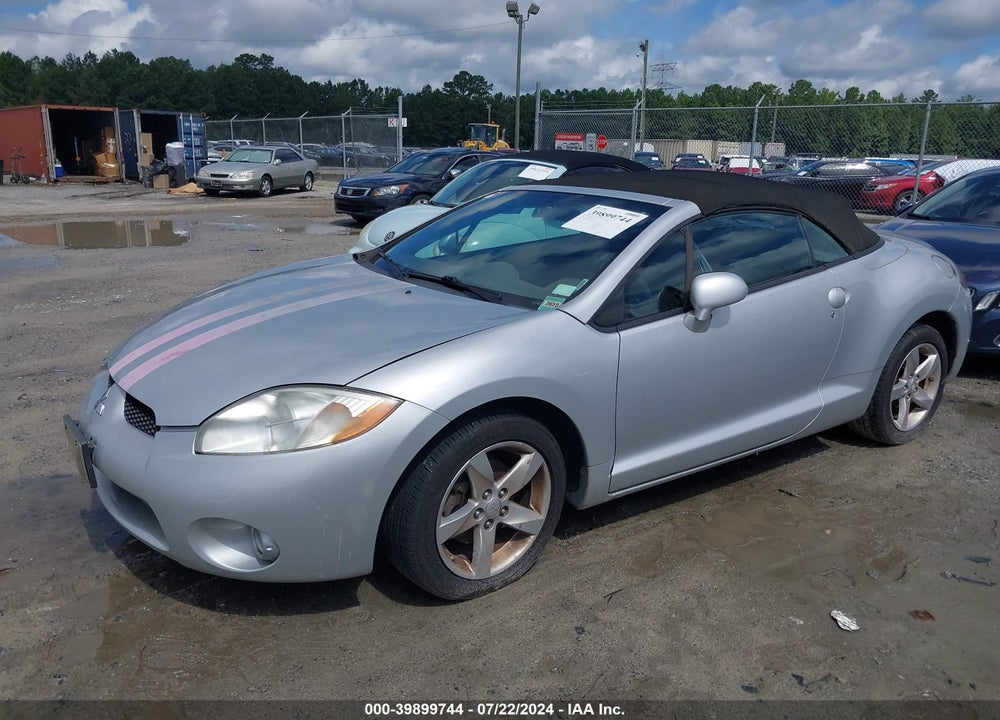 2008 MITSUBISHI ECLIPSE SPYDER GS VIN: 4A3AL25F68E039482