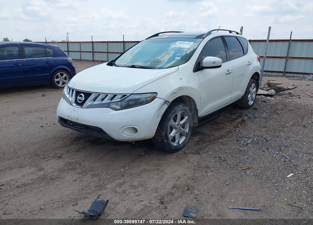 2009 NISSAN MURANO SL VIN: JN8AZ18U09W105188