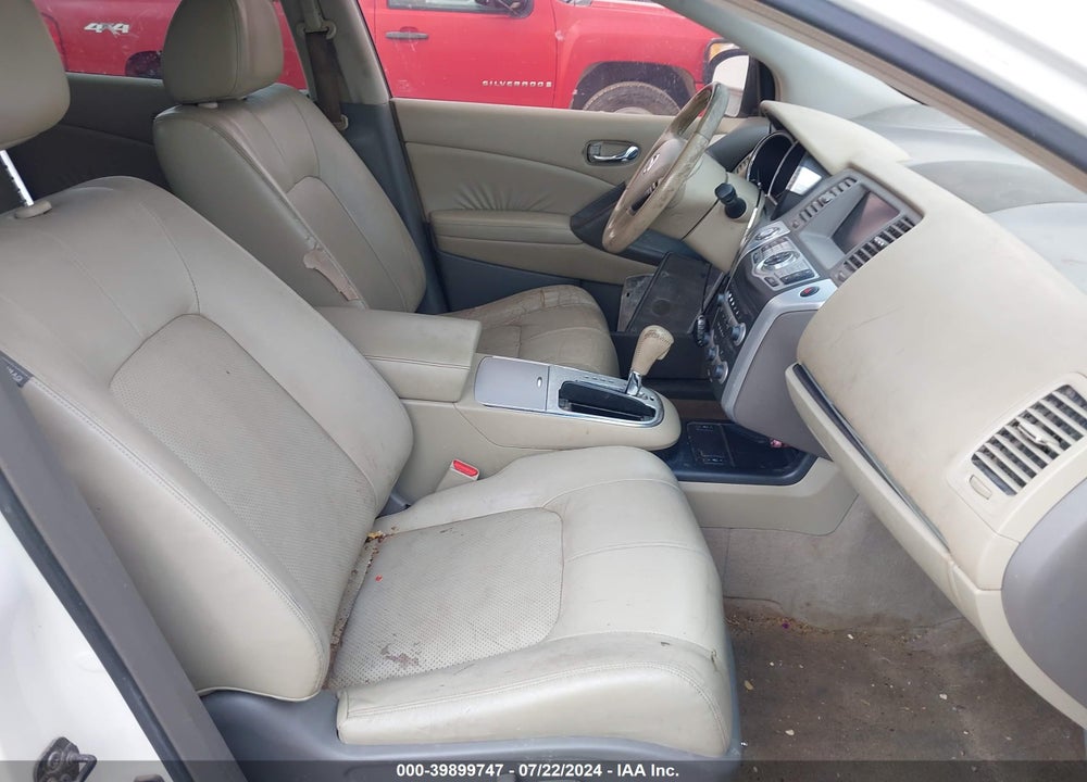 2009 NISSAN MURANO SL VIN: JN8AZ18U09W105188