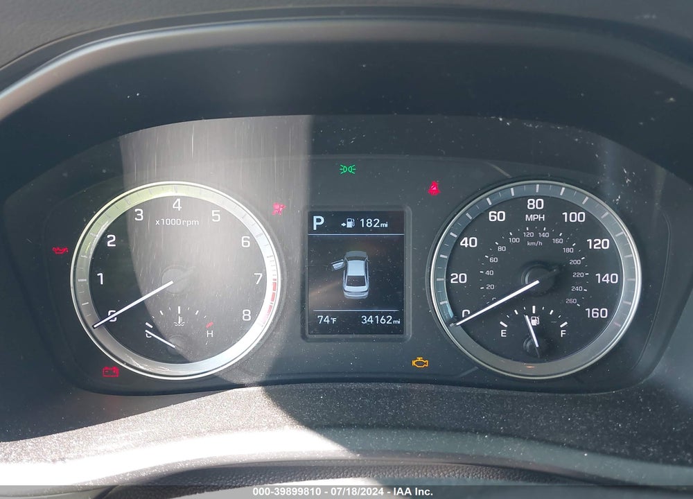 2019 HYUNDAI SONATA SE VIN: 5NPE24AF1KH758798