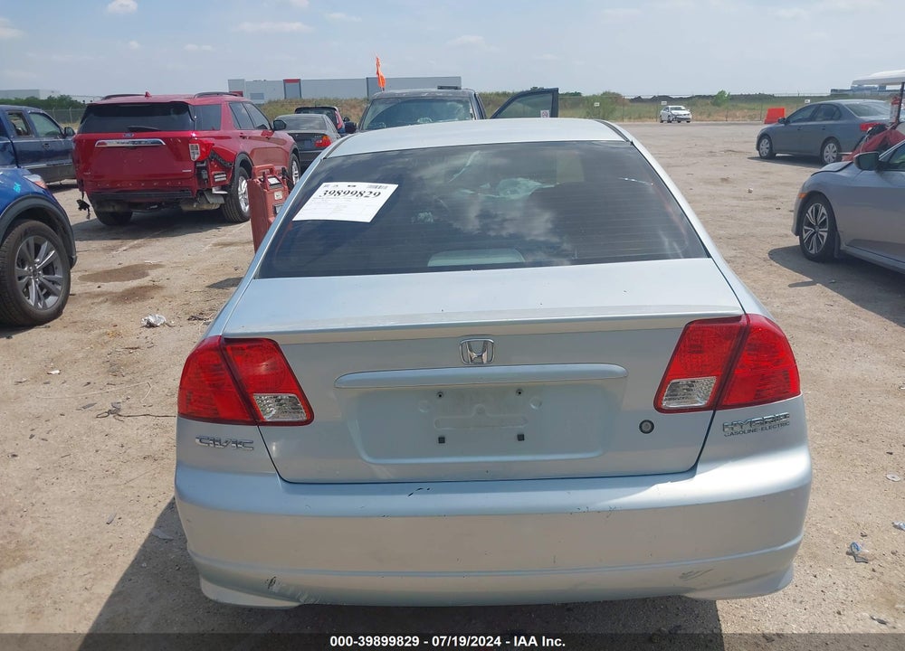 2005 HONDA CIVIC HYBRID VIN: JHMES96645S020889