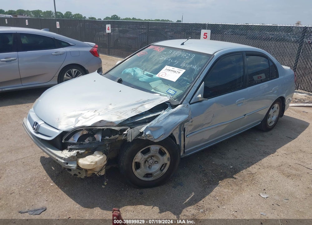 2005 HONDA CIVIC HYBRID VIN: JHMES96645S020889