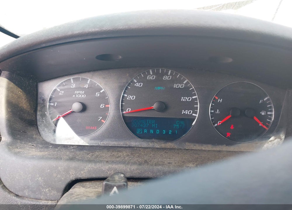2007 CHEVROLET IMPALA LT VIN: 2G1WT58K279342255