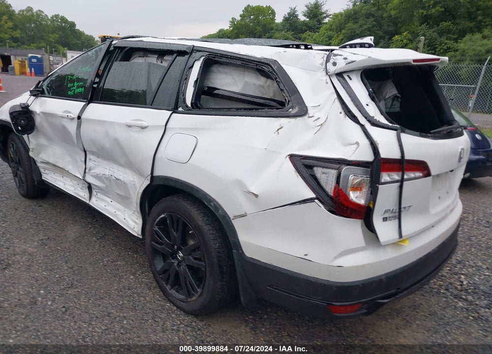 2022 HONDA PILOT AWD BLACK EDITION VIN: 5FNYF6H72NB001780