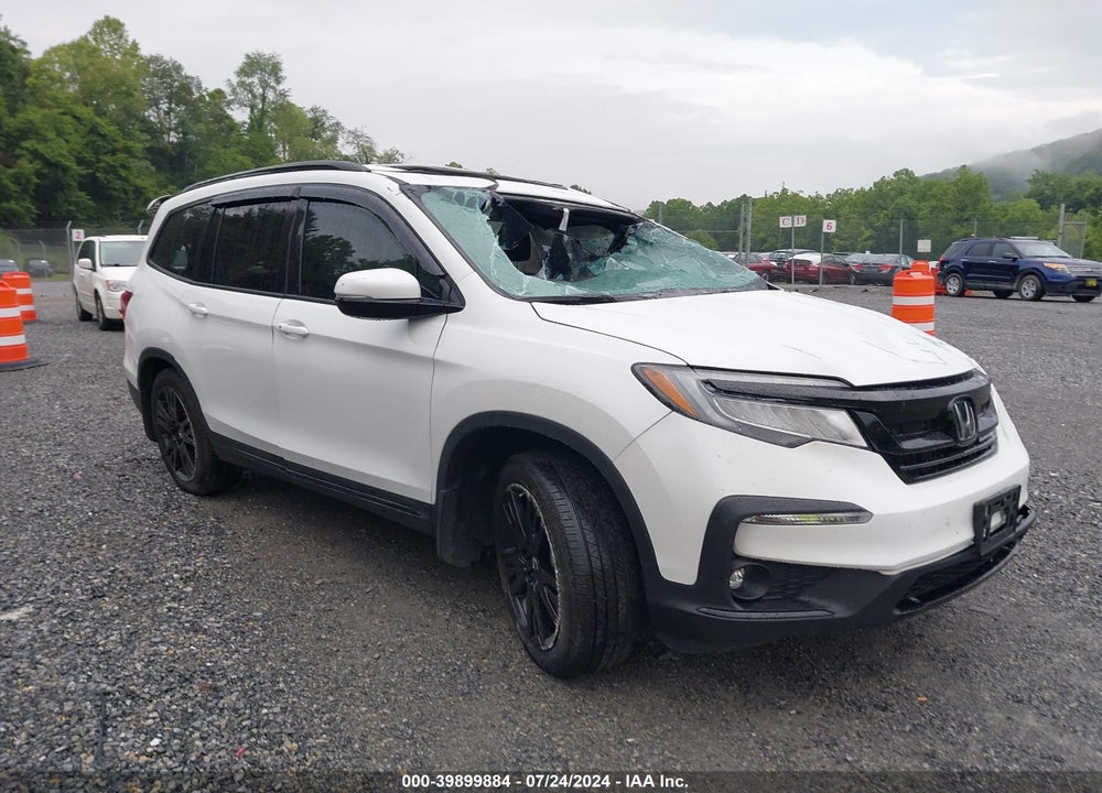 2022 HONDA PILOT AWD BLACK EDITION VIN: 5FNYF6H72NB001780