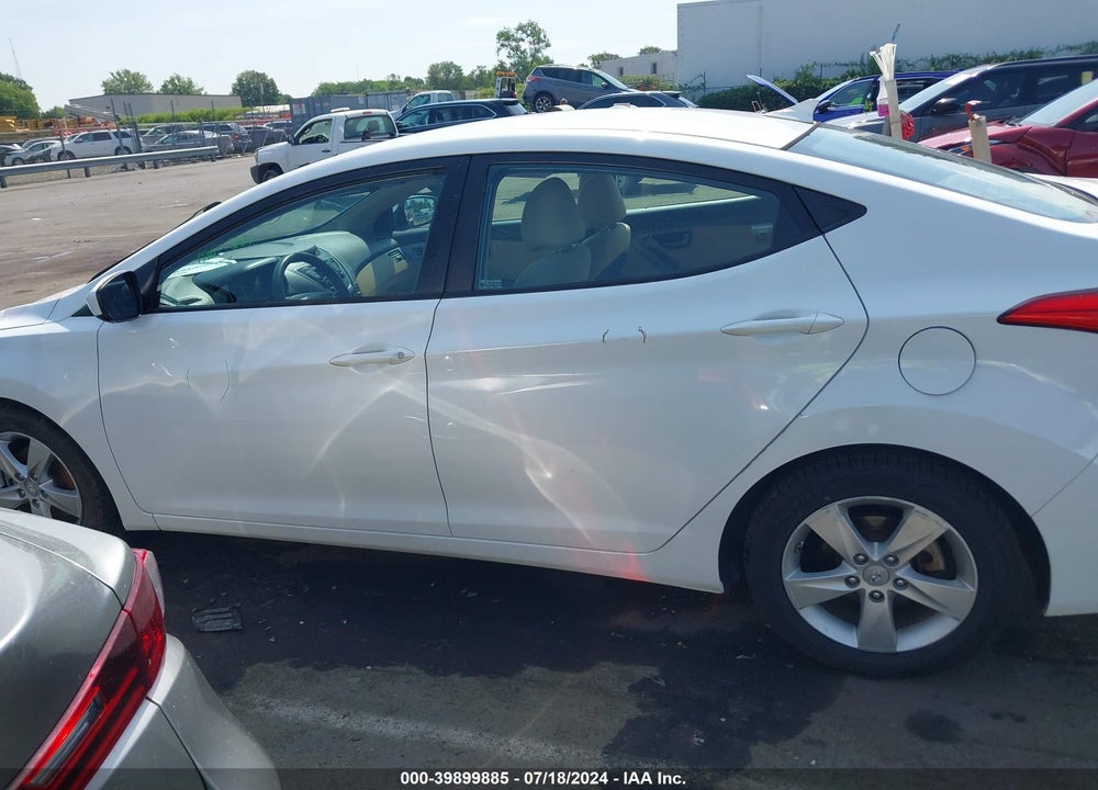 2013 HYUNDAI ELANTRA GLS VIN: 5NPDH4AEXDH306076