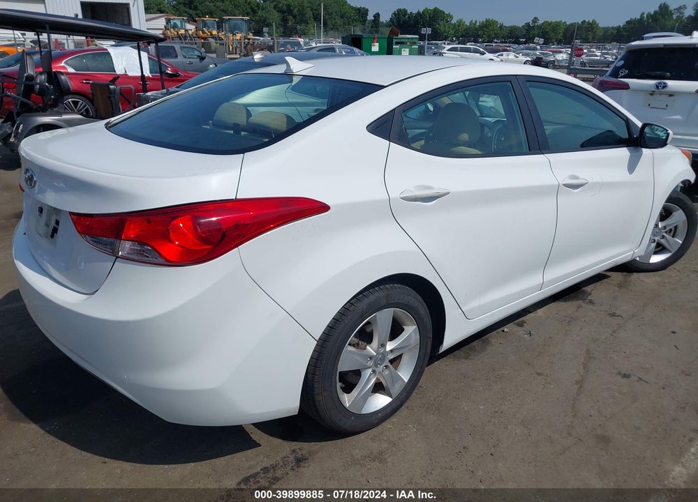 2013 HYUNDAI ELANTRA GLS VIN: 5NPDH4AEXDH306076