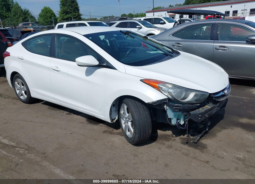 2013 HYUNDAI ELANTRA GLS VIN: 5NPDH4AEXDH306076