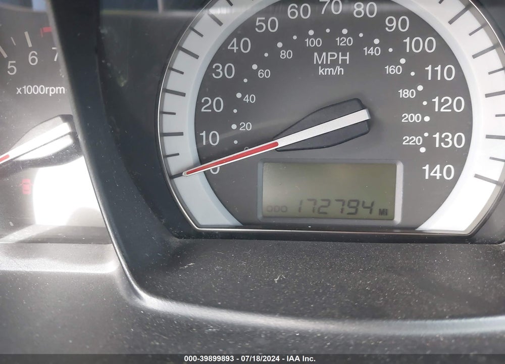 2007 KIA SPECTRA EX VIN: KNAFE121275477207