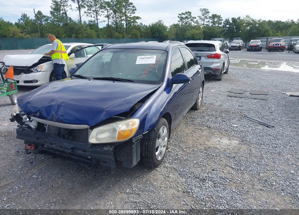 2007 KIA SPECTRA EX VIN: KNAFE121275477207