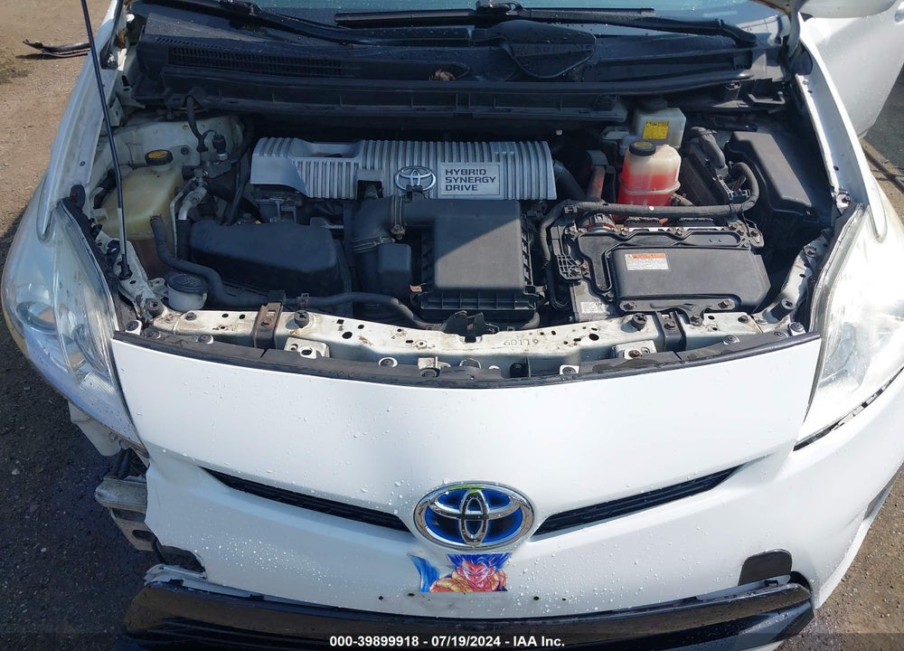 2013 TOYOTA PRIUS TWO VIN: JTDKN3DUXD1629564