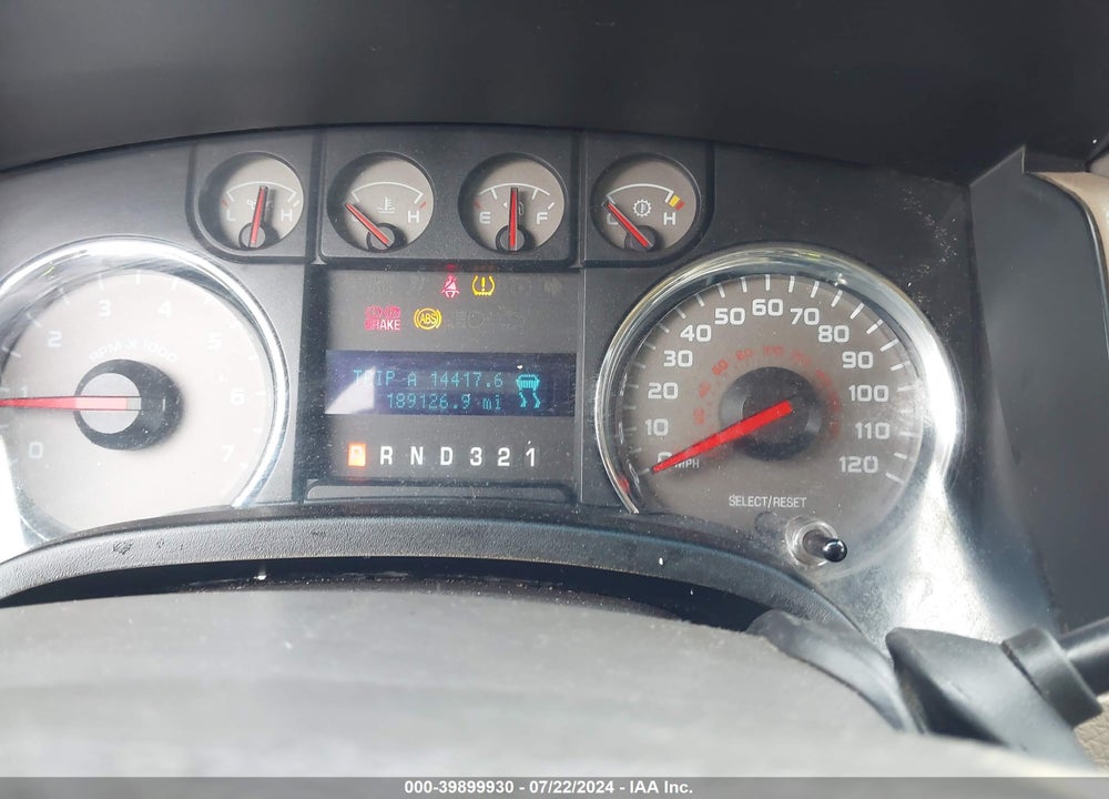 2009 FORD F-150 KING RANCH/LARIAT/PLATINUM/XL/XLT VIN: 1FTPW12V29KC62714
