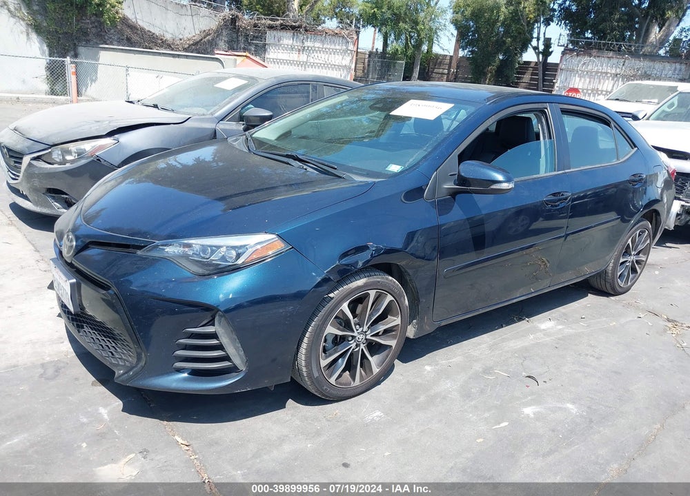 2019 TOYOTA COROLLA SE VIN: 5YFBURHE9KP921577