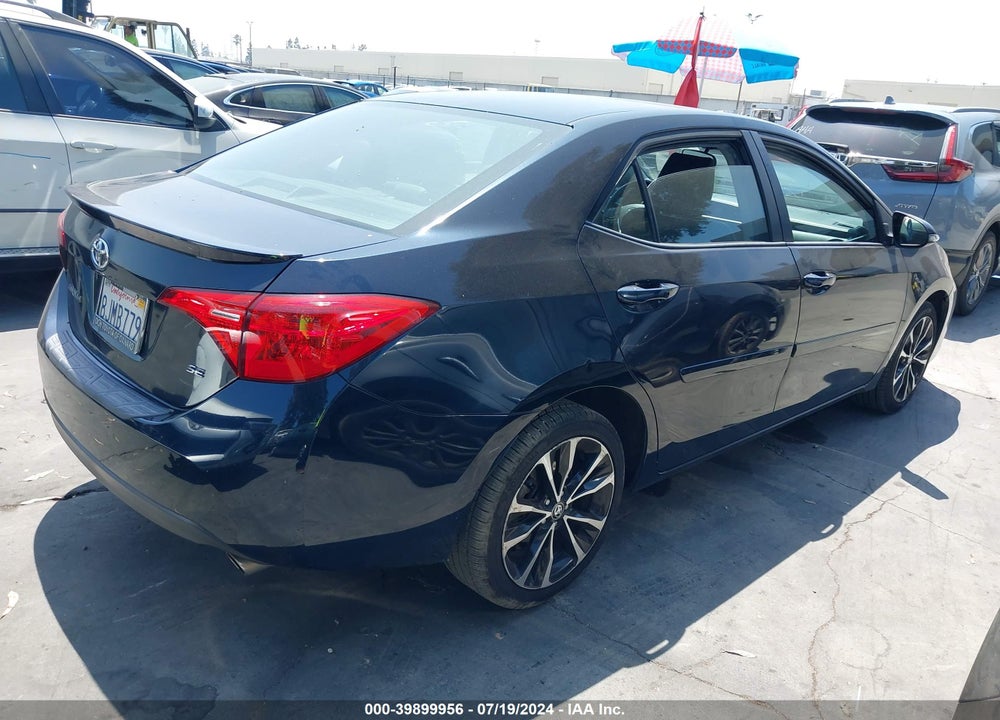 2019 TOYOTA COROLLA SE VIN: 5YFBURHE9KP921577
