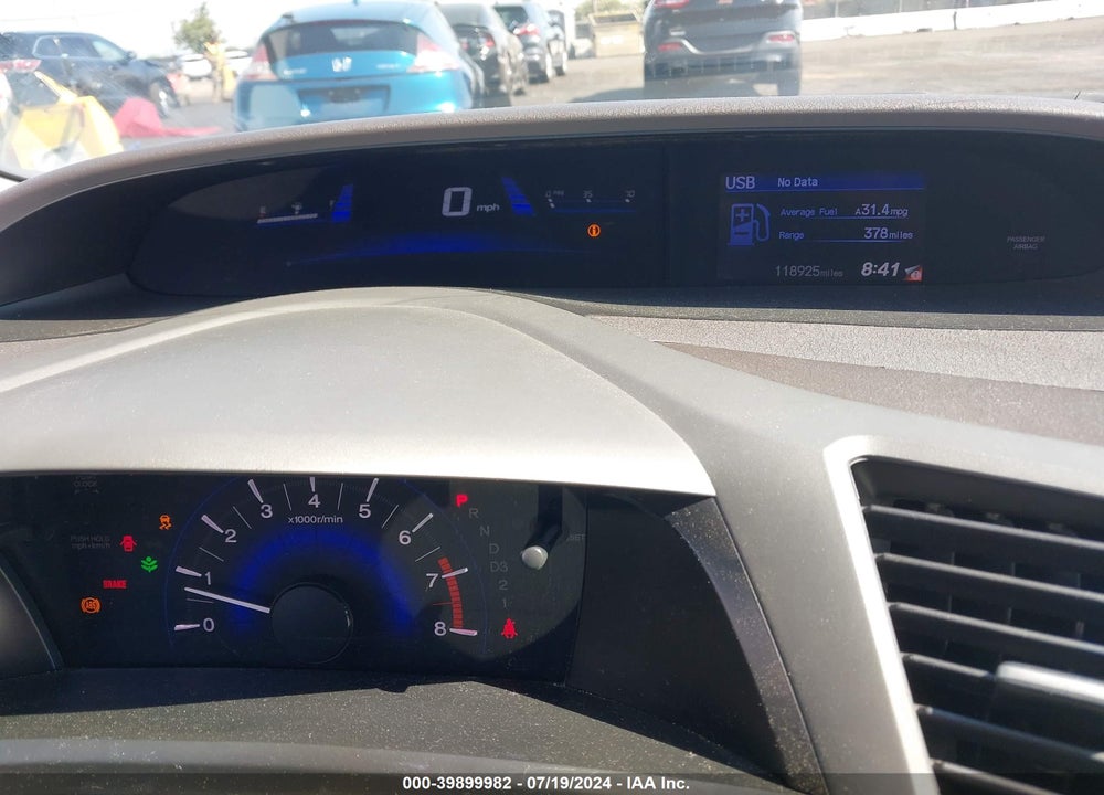 2012 HONDA CIVIC LX VIN: 2HGFB2F5XCH304957