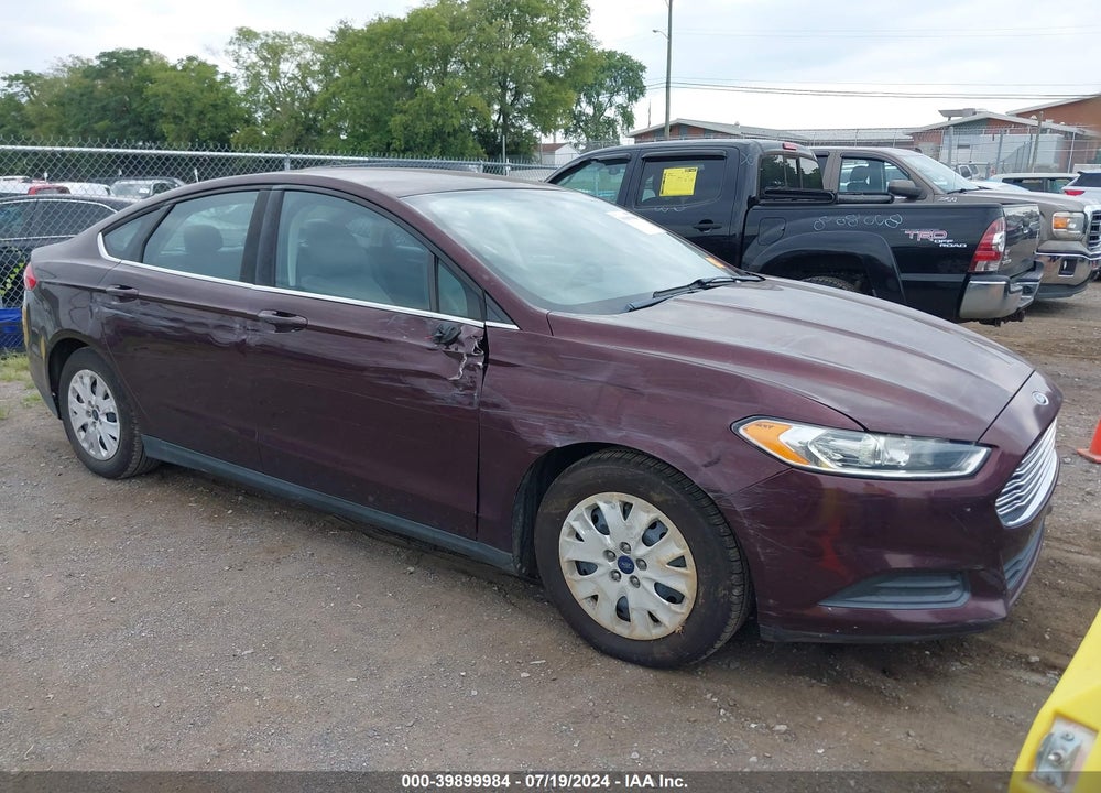 2013 FORD FUSION S VIN: 3FA6P0G7XDR348814
