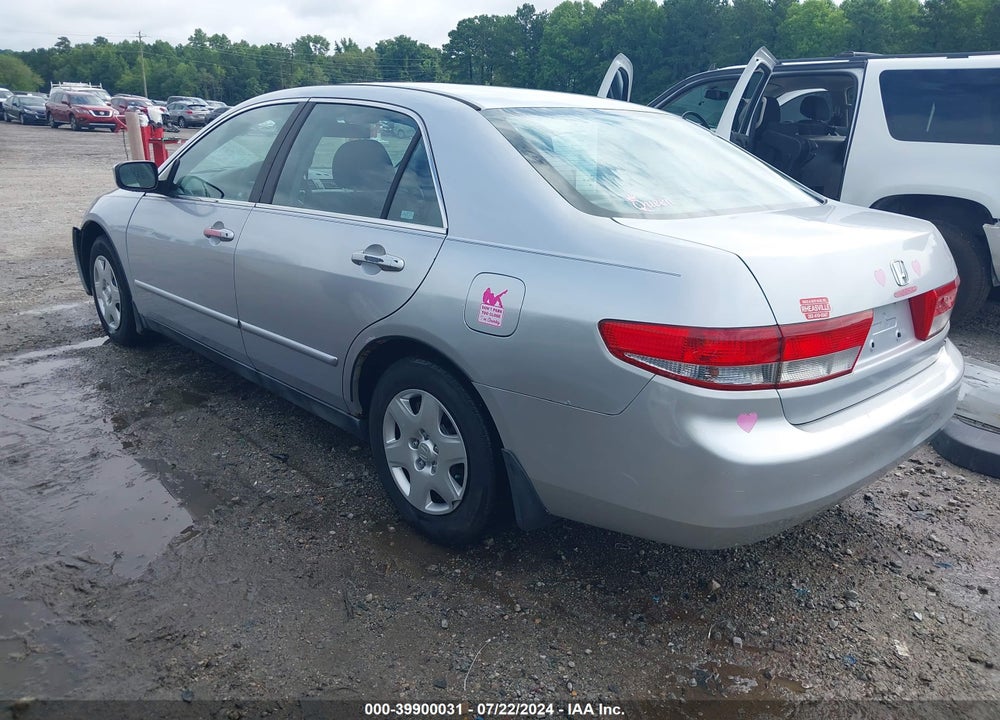 2003 HONDA ACCORD 2.4 LX VIN: 1HGCM563X3A142646
