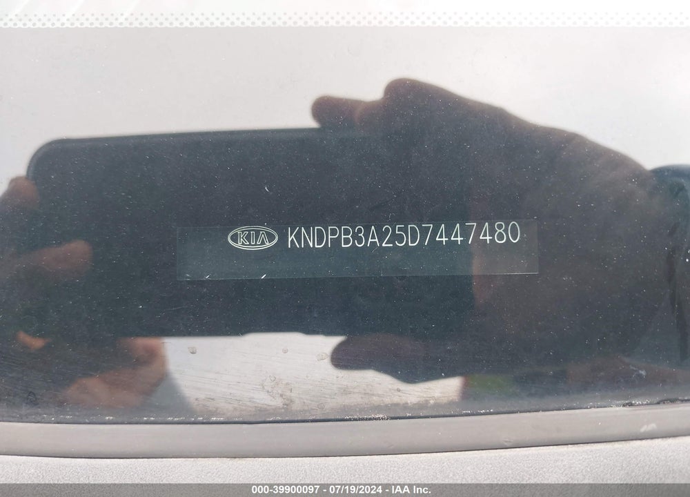 2013 KIA SPORTAGE LX VIN: KNDPB3A25D7447480