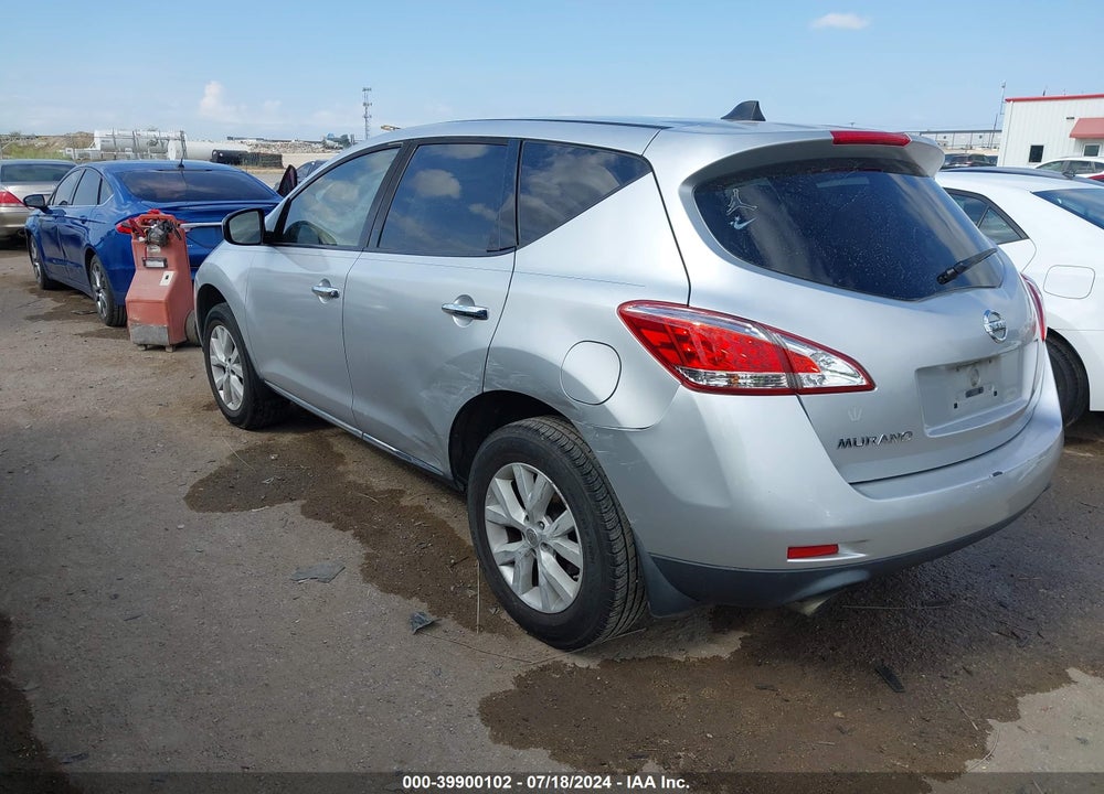 2011 NISSAN MURANO S VIN: JN8AZ1MU5BW053505