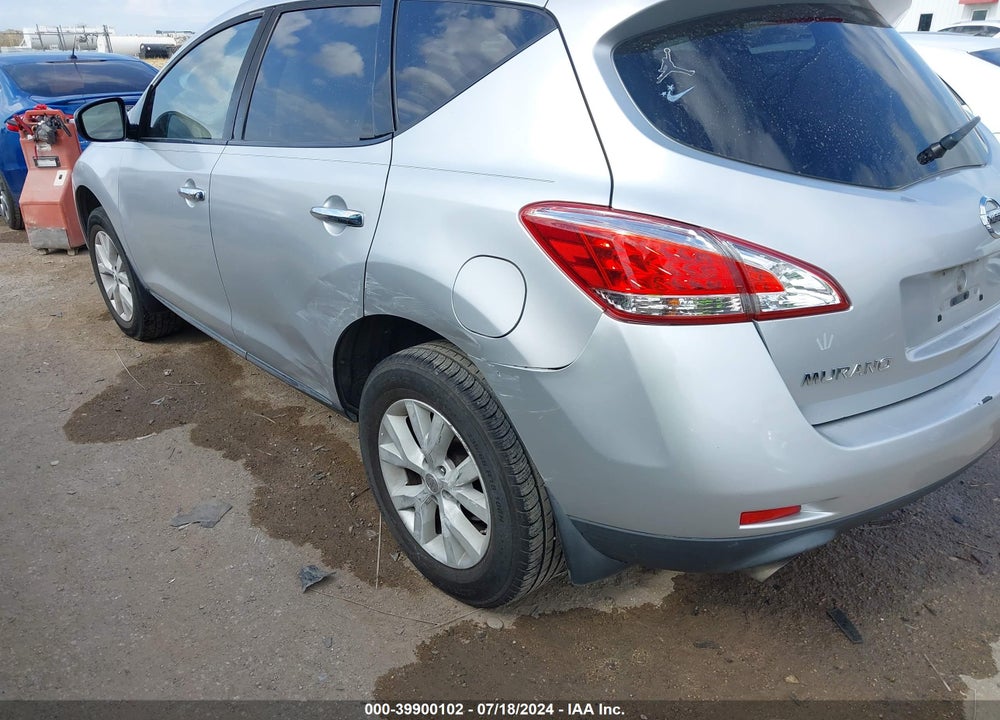 2011 NISSAN MURANO S VIN: JN8AZ1MU5BW053505