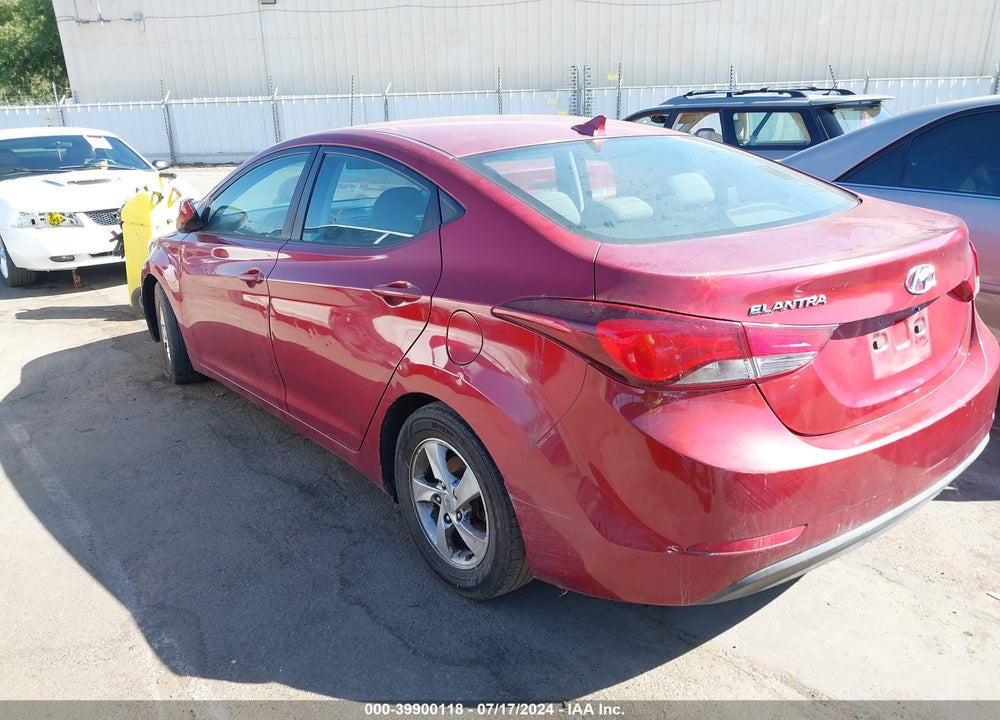 2015 HYUNDAI ELANTRA SE VIN: 5NPDH4AE9FH645379