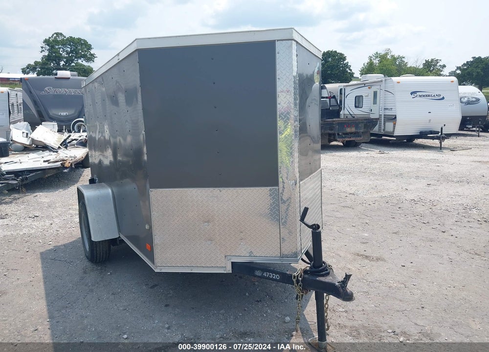 2019 COVERED WAGON 10X5 UTILITY TRAILER VIN: 53FBE081XKF047320