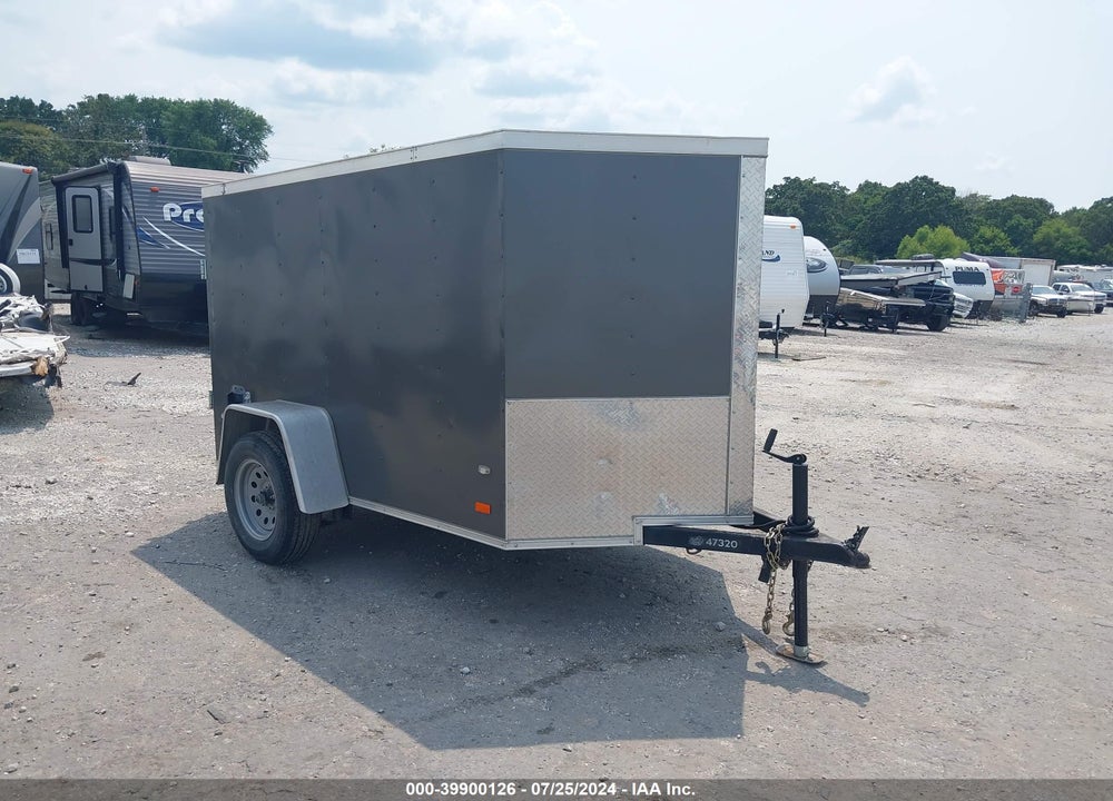 2019 COVERED WAGON 10X5 UTILITY TRAILER VIN: 53FBE081XKF047320