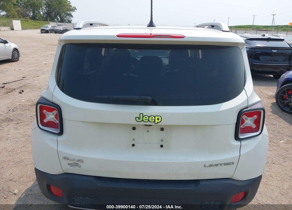 2017 JEEP RENEGADE LIMITED 4X4 VIN: ZACCJBDB4HPE58826