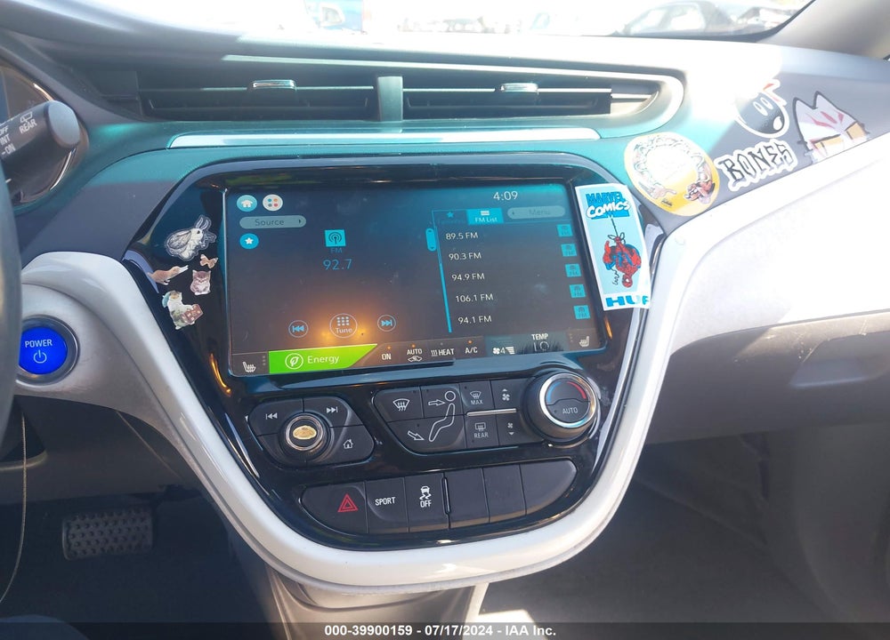 2019 CHEVROLET BOLT EV PREMIER VIN: 1G1FZ6S00K4101768