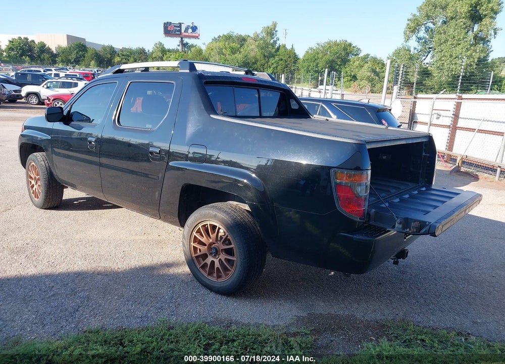 2007 HONDA RIDGELINE RTL VIN: 2HJYK16587H543569