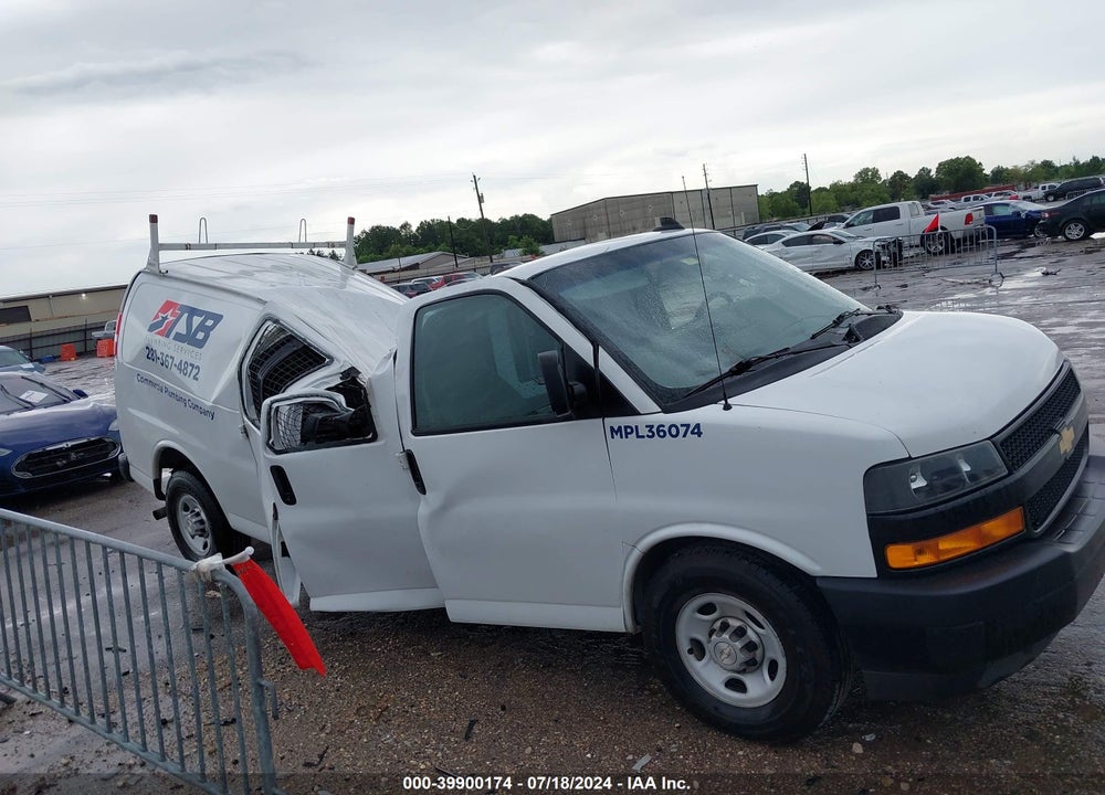 2020 CHEVROLET EXPRESS CARGO RWD 3500 EXTENDED WHEELBASE WT VIN: 1GCZGHFGXL1184187