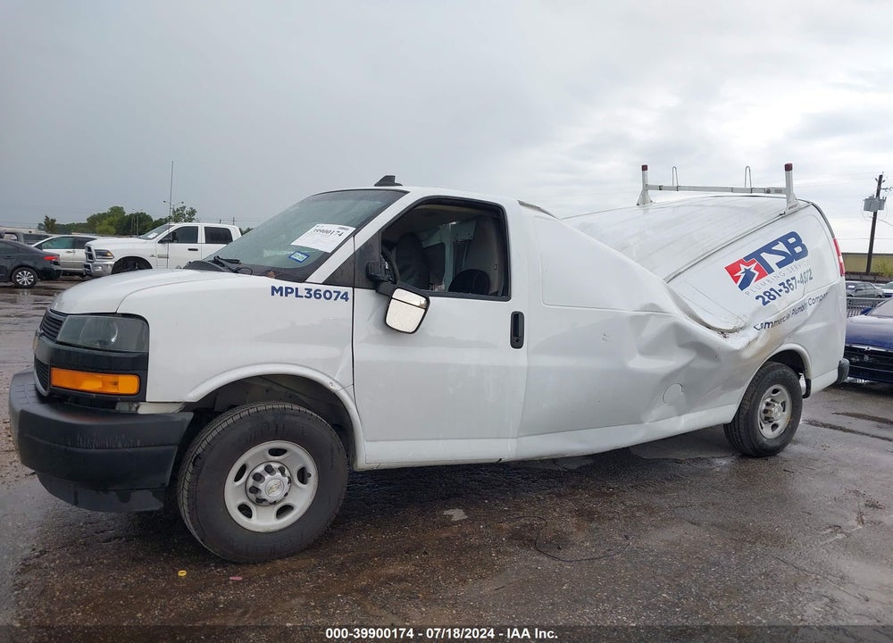 2020 CHEVROLET EXPRESS CARGO RWD 3500 EXTENDED WHEELBASE WT VIN: 1GCZGHFGXL1184187