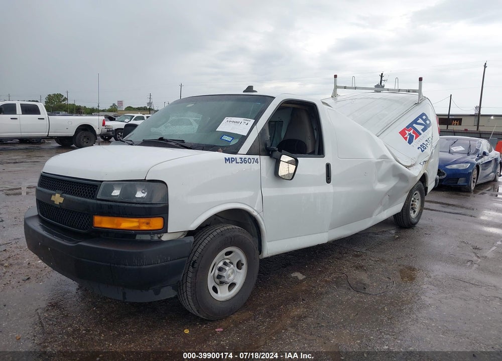 2020 CHEVROLET EXPRESS CARGO RWD 3500 EXTENDED WHEELBASE WT VIN: 1GCZGHFGXL1184187