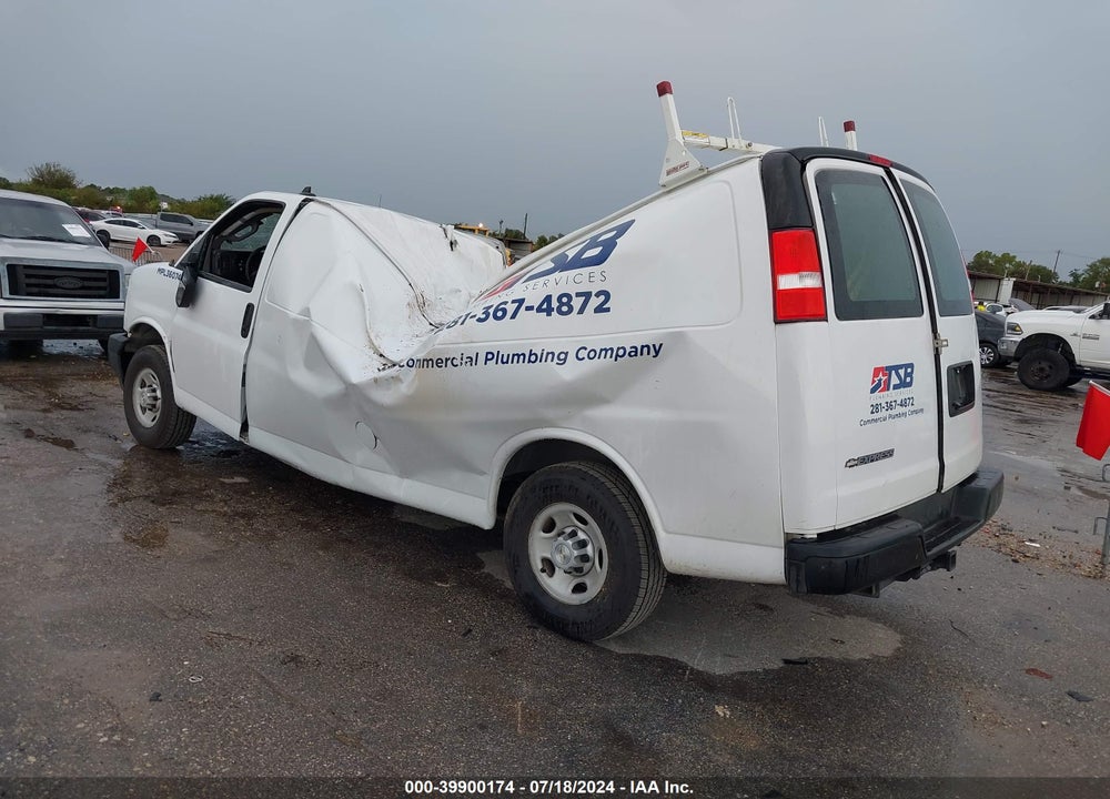 2020 CHEVROLET EXPRESS CARGO RWD 3500 EXTENDED WHEELBASE WT VIN: 1GCZGHFGXL1184187