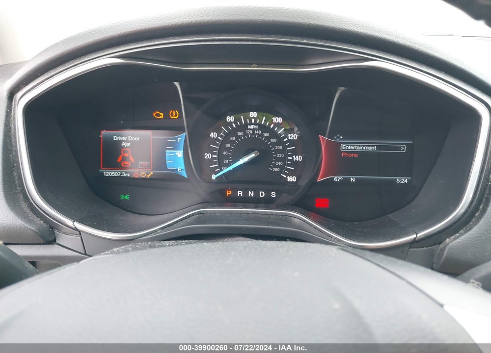 2017 FORD FUSION TITANIUM VIN: 3FA6P0K92HR120093