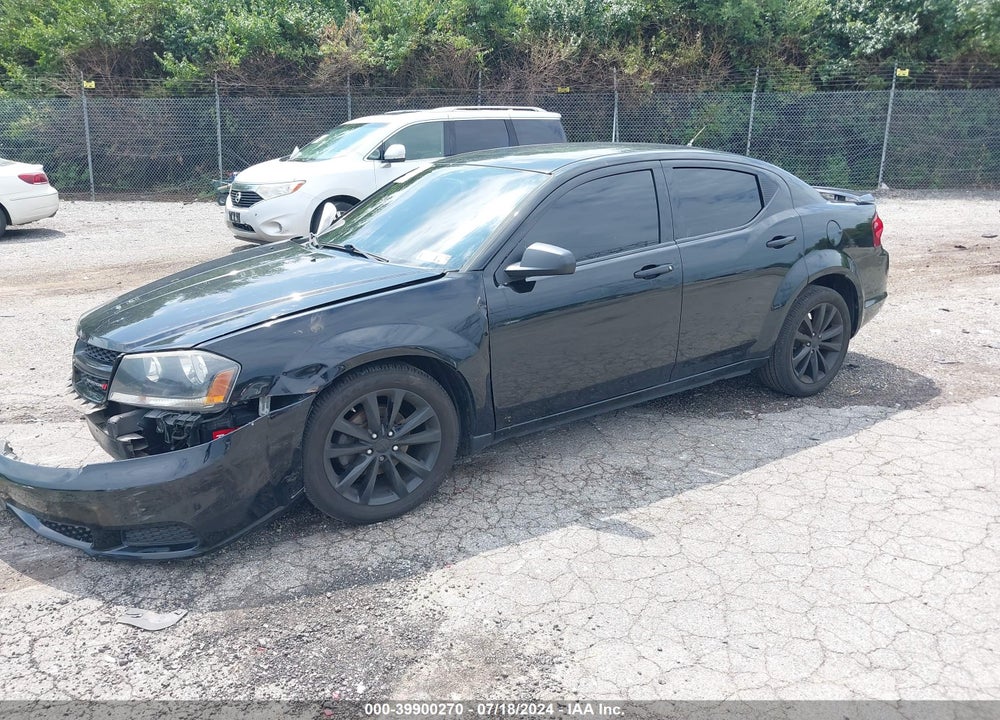 2014 DODGE AVENGER SE VIN: 1C3CDZAB0EN202731