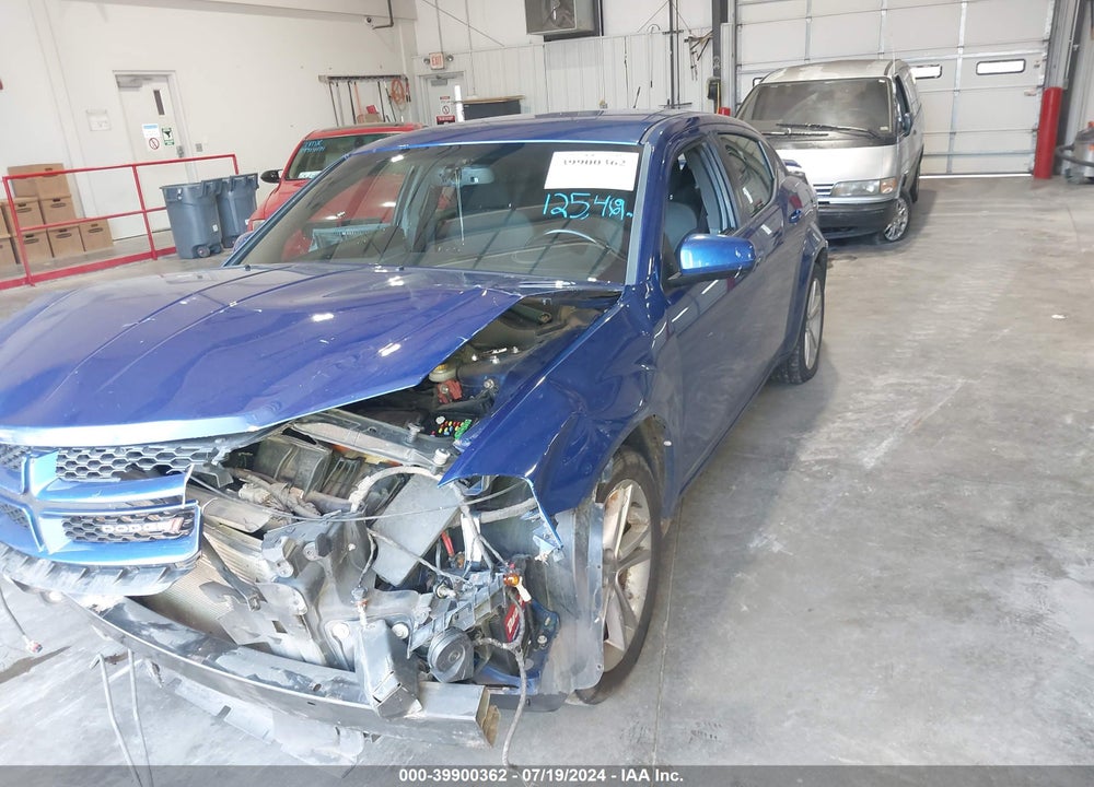 2013 DODGE AVENGER SXT VIN: 1C3CDZCB9DN632477