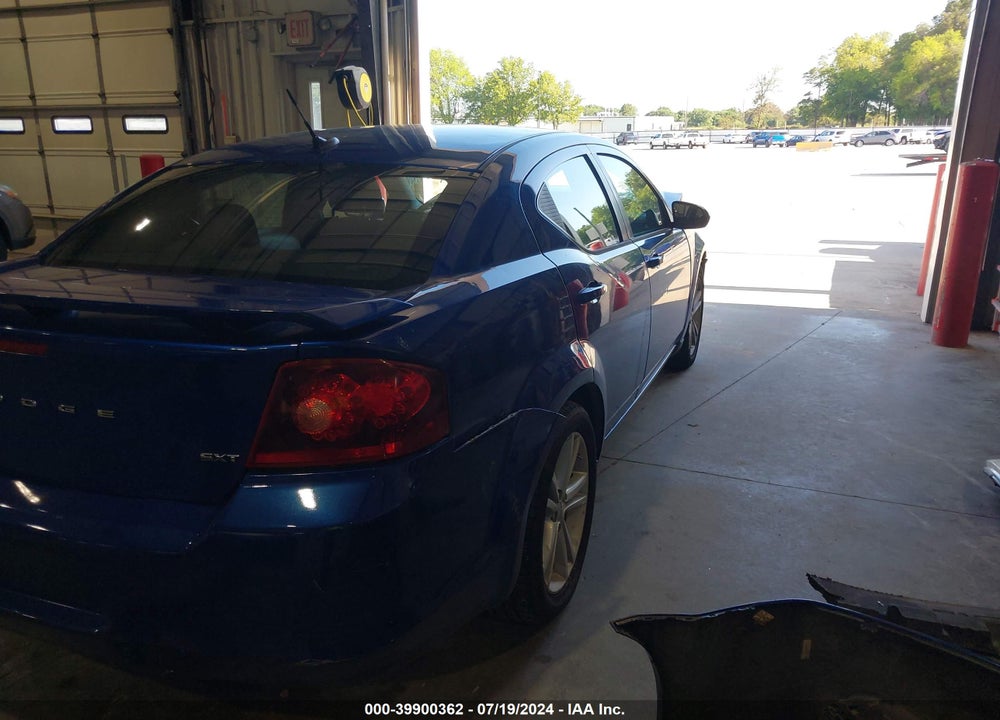 2013 DODGE AVENGER SXT VIN: 1C3CDZCB9DN632477