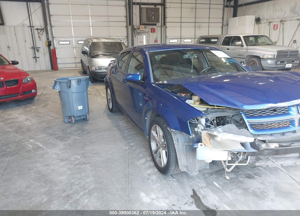 2013 DODGE AVENGER SXT VIN: 1C3CDZCB9DN632477