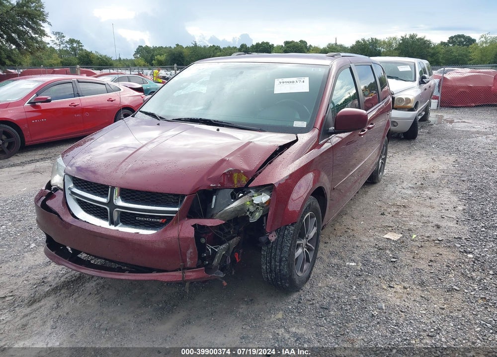 2017 DODGE GRAND CARAVAN SXT VIN: 2C4RDGCG8HR851736