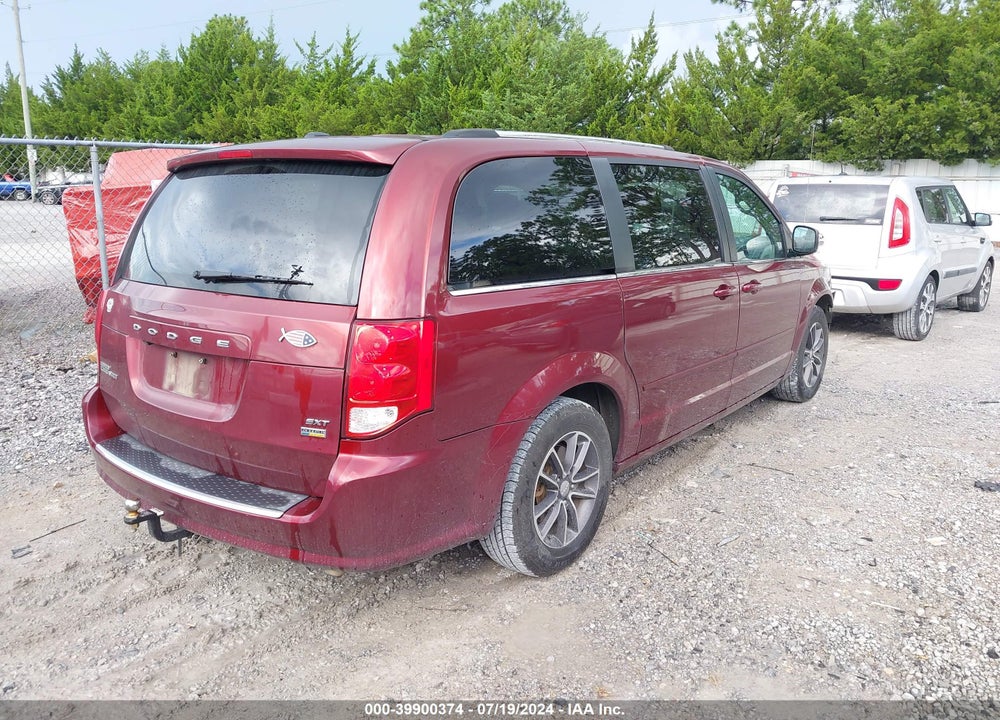 2017 DODGE GRAND CARAVAN SXT VIN: 2C4RDGCG8HR851736
