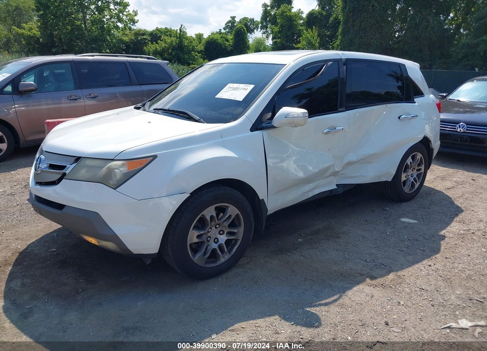 2007 ACURA MDX VIN: 2HNYD282X7H517489