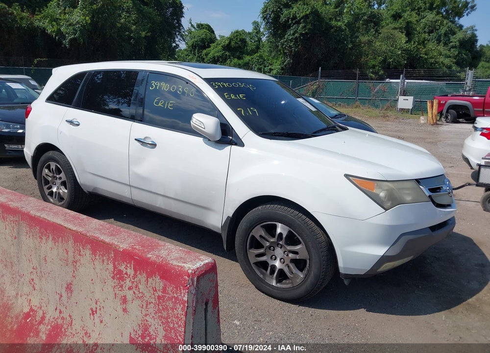 2007 ACURA MDX VIN: 2HNYD282X7H517489