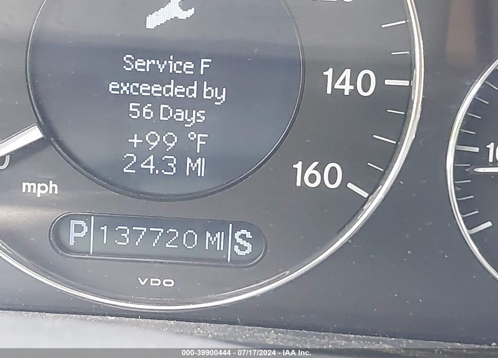 2005 MERCEDES-BENZ E 320 4MATIC VIN: WDBUF82J35X171133