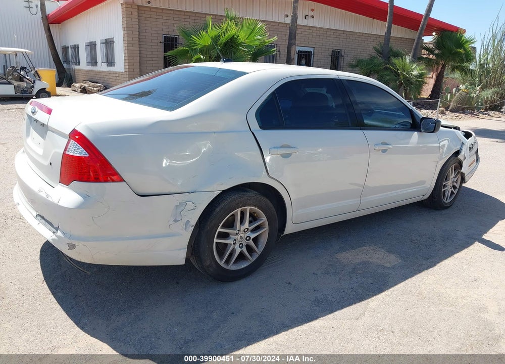 2012 FORD FUSION S VIN: 3FAHP0GA3CR302311