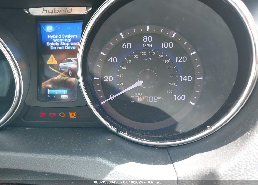 2013 HYUNDAI SONATA HYBRID VIN: KMHEC4A4XDA085074
