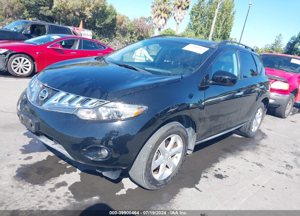 2009 NISSAN MURANO SL VIN: JN8AZ18W89W134939