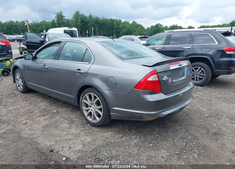 2012 FORD FUSION SEL VIN: 3FAHP0JA0CR443586