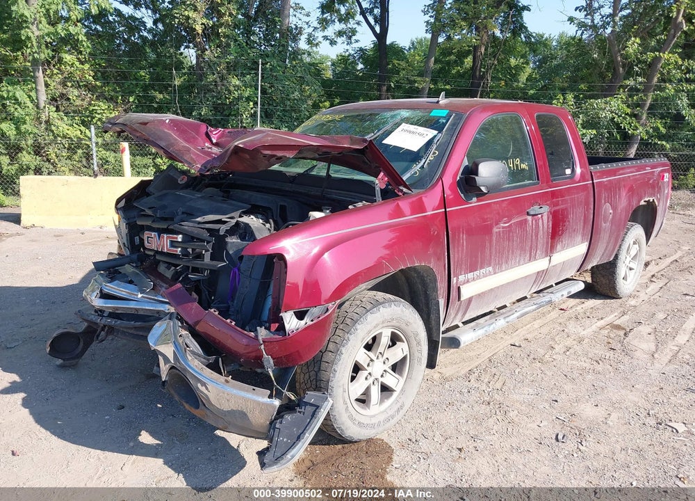 2009 GMC SIERRA 1500 SLE VIN: 1GTEK29J39Z218899