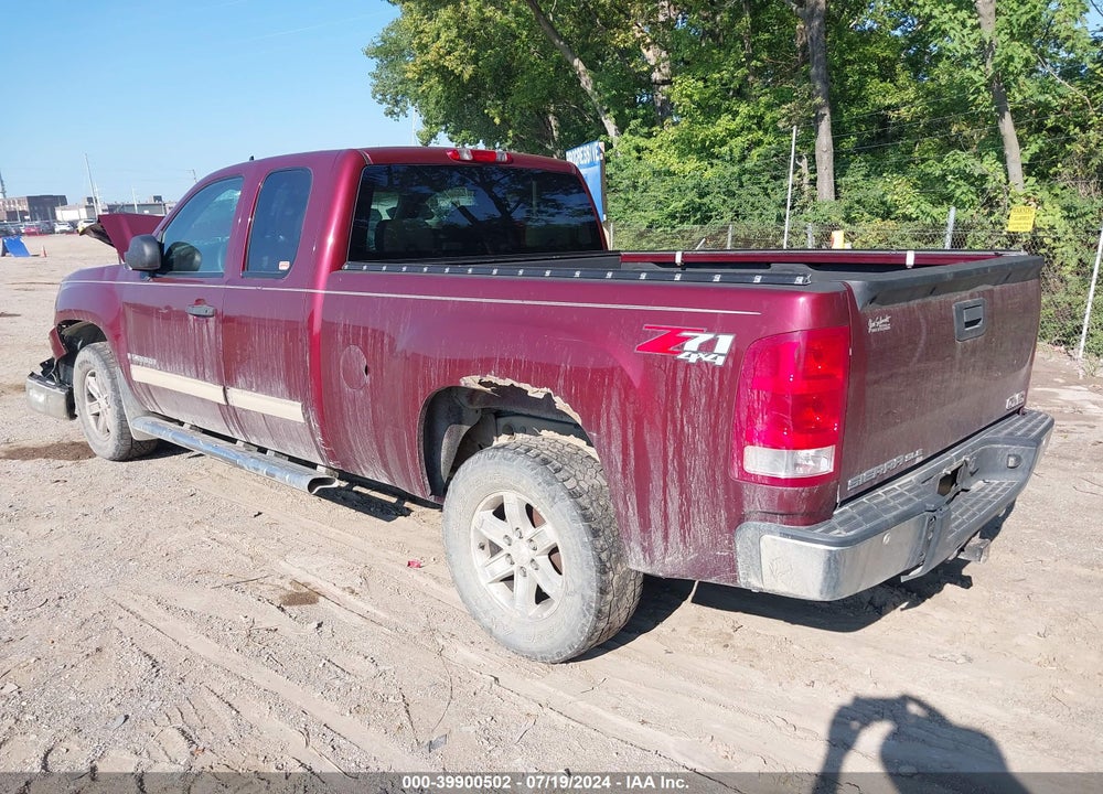 2009 GMC SIERRA 1500 SLE VIN: 1GTEK29J39Z218899
